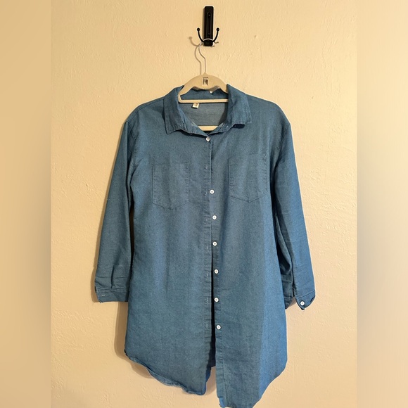 Blue button down - Picture 1 of 3